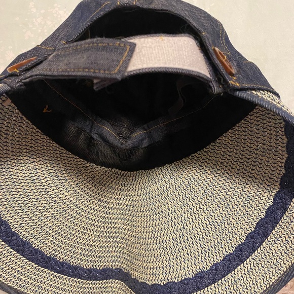 DENIM SUN VISOR CAP NWOT - Picture 5 of 8